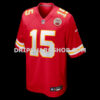 NFL16c83aG05-43456d Mens Nike Patrick Mahomes Red Kansas City Chiefs Game Jersey