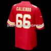 Mens Nike Mike Caliendo Red Kansas City Chiefs Game Player Jersey