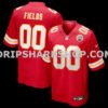 Mens Nike Justin Fields Red Kansas City Chiefs Game Jersey