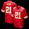 NFL16d7a6G04-7e5474 Mens Nike Jaden Hicks Red Kansas City Chiefs Game Jersey