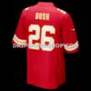 Mens Nike Deon Bush Red Kansas City Chiefs Game Player Jersey