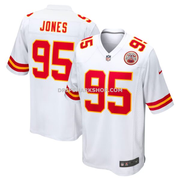 NFL16ea1eG04-4c093e Mens Nike Chris Jones White Kansas City Chiefs Game Jersey