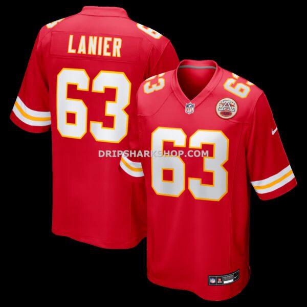 Mens Nike Willie Lanier Red Kansas City Chiefs Retired Player Jersey