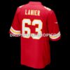Mens Nike Willie Lanier Red Kansas City Chiefs Retired Player Jersey