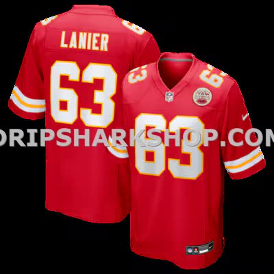 Mens Nike Willie Lanier Red Kansas City Chiefs Retired Player Jersey