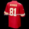 NFL16f139G06-2620f5 Mens Nike Nikko Remigio Red Kansas City Chiefs Team Game Jersey