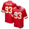 Mens Nike Zacch Pickens Red Kansas City Chiefs Team Game Jersey