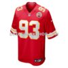 Mens Nike Zacch Pickens Red Kansas City Chiefs Team Game Jersey