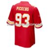Mens Nike Zacch Pickens Red Kansas City Chiefs Team Game Jersey