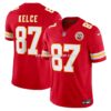 Mens Nike Travis Kelce Red Kansas City Chiefs Vapor Fuse Limited Jersey