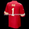 Mens Nike Number 1 Dad Red Kansas City Chiefs Game Jersey