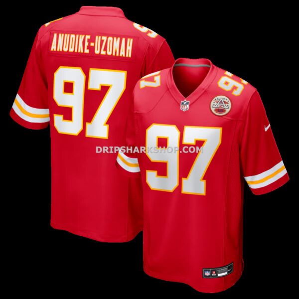 Mens Nike Felix Anudike Uzomah Red Kansas City Chiefs Game Jersey
