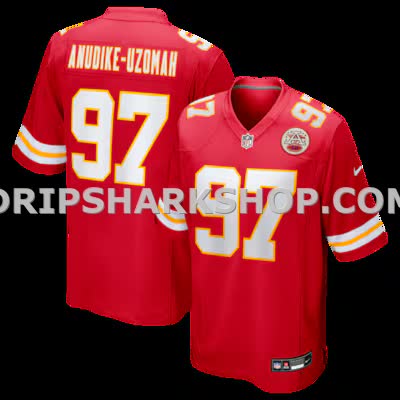 Mens Nike Felix Anudike Uzomah Red Kansas City Chiefs Game Jersey