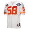 Mens Mitchell And Ness Derrick Thomas White Kansas City Chiefs 1994 Authentic Throwback Retired Player Jersey