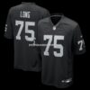Mens Nike Howie Long Black Las Vegas Raiders Game Retired Player Jersey