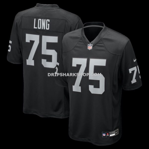 Mens Nike Howie Long Black Las Vegas Raiders Game Retired Player Jersey