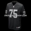 Mens Nike Howie Long Black Las Vegas Raiders Game Retired Player Jersey