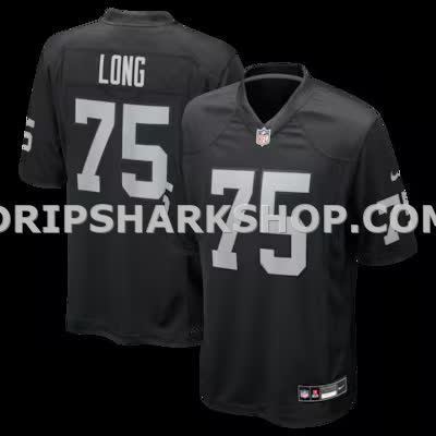 Mens Nike Howie Long Black Las Vegas Raiders Game Retired Player Jersey
