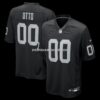 Mens Nike Jim Otto Black Las Vegas Raiders Game Retired Player Jersey