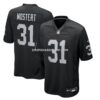 Mens Nike Raheem Mostert Black Las Vegas Raiders Team Game Jersey