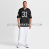 Mens Nike Raheem Mostert Black Las Vegas Raiders Team Game Jersey