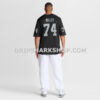Mens Nike Kolton Miller Black Las Vegas Raiders Game Jersey