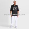 Mens Nike Caleb Rogers Black Las Vegas Raiders Team Game Jersey