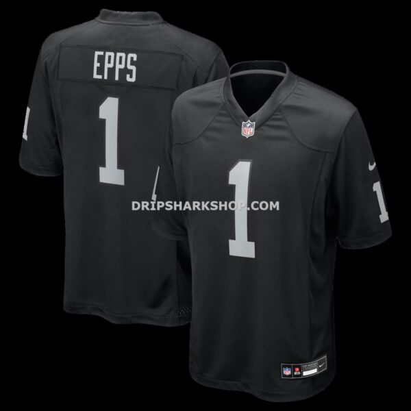 Mens Nike Marcus Epps Black Las Vegas Raiders Game Player Jersey