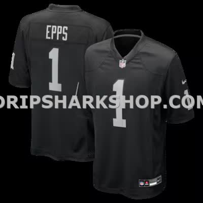 Mens Nike Marcus Epps Black Las Vegas Raiders Game Player Jersey