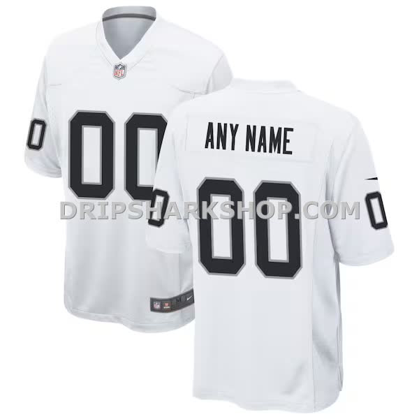 Mens Nike White Las Vegas Raiders Custom Game Jersey Pi3889000