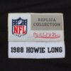 Mens Mitchell And Ness Howie Long Black Las Vegas Raiders Retired Player Legacy Replica Jersey Pi1432000