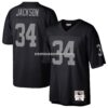 Mens Mitchell And Ness Bo Jackson Black Las Vegas Raiders Legacy Replica Jersey