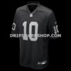Mens Nike Donte Thornton Jr Black Las Vegas Raiders Team Game Jersey
