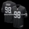 Mens Nike Maxx Crosby Black Las Vegas Raiders Game Jersey