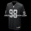 Mens Nike Maxx Crosby Black Las Vegas Raiders Game Jersey