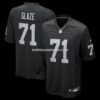 NFL173bb8G04-4fc317 Mens Nike Dj Glaze Black Las Vegas Raiders Team Game Jersey