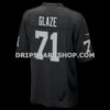 NFL173bb8G06-39469b Mens Nike Dj Glaze Black Las Vegas Raiders Team Game Jersey