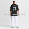 NFL173bb8G11-d8a481 Mens Nike Dj Glaze Black Las Vegas Raiders Team Game Jersey
