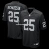 NFL173d00G04-558976 Mens Nike Decamerion Richardson Black Las Vegas Raiders Team Game Jersey