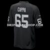 Mens Nike Alex Cappa Black Las Vegas Raiders Team Game Jersey