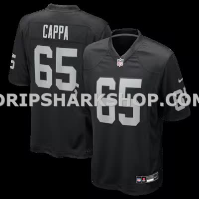 Mens Nike Alex Cappa Black Las Vegas Raiders Team Game Jersey