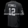 Mens Nike Aidan Oconnell Black Las Vegas Raiders Team Game Jersey