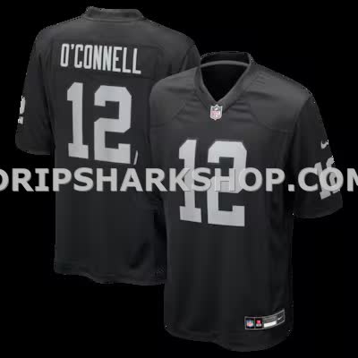Mens Nike Aidan Oconnell Black Las Vegas Raiders Team Game Jersey