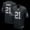 NFL17502cG04-f6fc22 Mens Nike Cliff Branch Black Las Vegas Raiders Retired Player Game Jersey