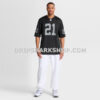 NFL17502cG10-532699 Mens Nike Cliff Branch Black Las Vegas Raiders Retired Player Game Jersey