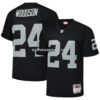 Mens Mitchell And Ness Charles Woodson Black Las Vegas Raiders Legacy Replica Jersey