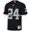 Mens Mitchell And Ness Charles Woodson Black Las Vegas Raiders Legacy Replica Jersey