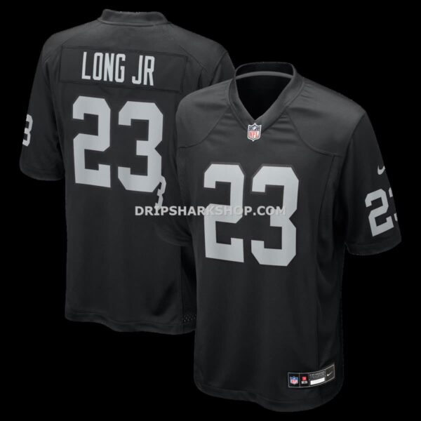 NFL175a89G04-d55ea4 Mens Nike David Long Jr Black Las Vegas Raiders Team Game Jersey