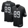 Mens Nike Brock Bowers Black Las Vegas Raiders Player Game Jersey