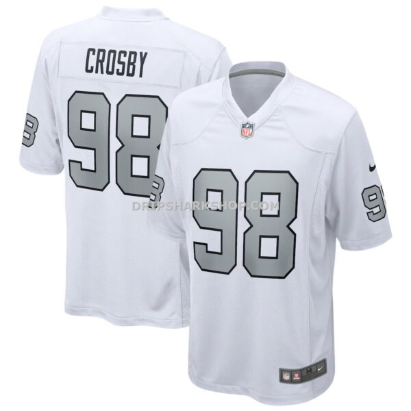 Mens Nike Maxx Crosby White Las Vegas Raiders Alternate Game Jersey